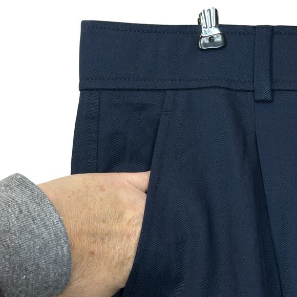 Everlane Tencel Way High Tapered Buttersmooth Navy Blue Pant 16 - Picture 8 of 11